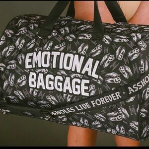A.L.F. Linda Finegold Dinosaur Skull Emotonal Baggage Duffle Bag